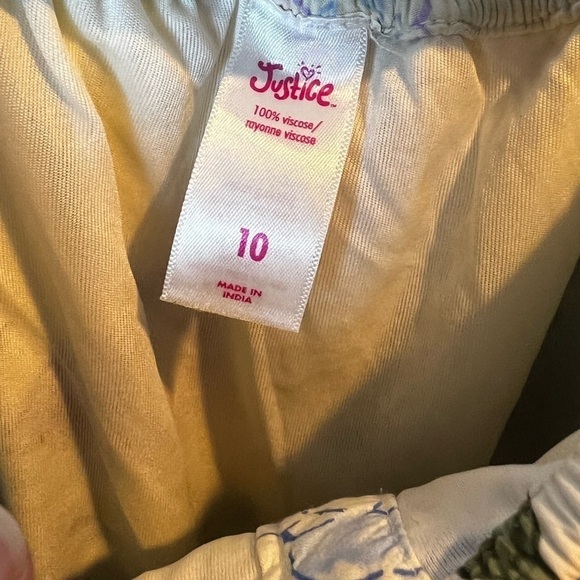 Justice Girls Floral Off Shoulder Flounce Maxi Dress Size 10 - Picture 10 of 11